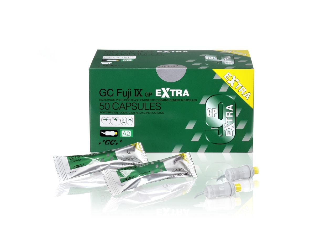 Fuji IX GP Extra Posterior Restorative Capsules A2 - 50/Box