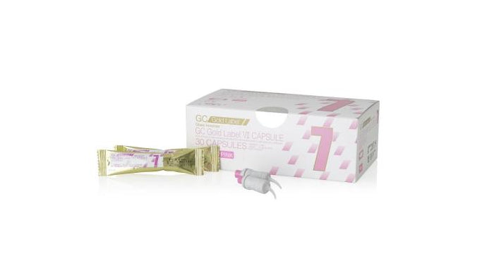 Gold Label VII Glass Ionomer Capsules Pink - 30 Pack