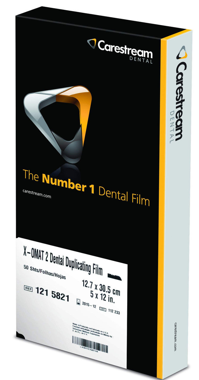 X-OMAT 2 Duplicating Film 12.7cm x 30.5cm 50/Bx 121 5821