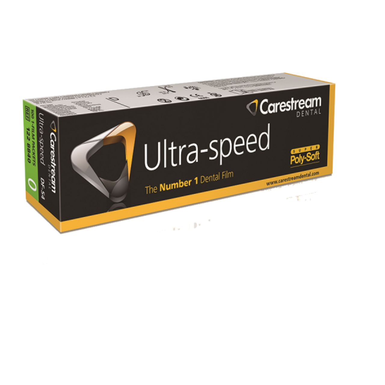 DF-54 Ultra-Speed PolySoft X-Ray Film #0 100/Bx 122 8840