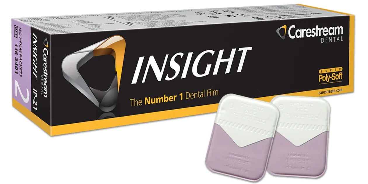IP-21 Insight Super Poly-Soft X-Ray Film # 2 150/Bx
