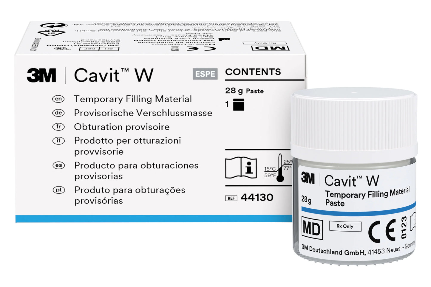 Cavit W (White) Temporary Filling Material 28g Jar