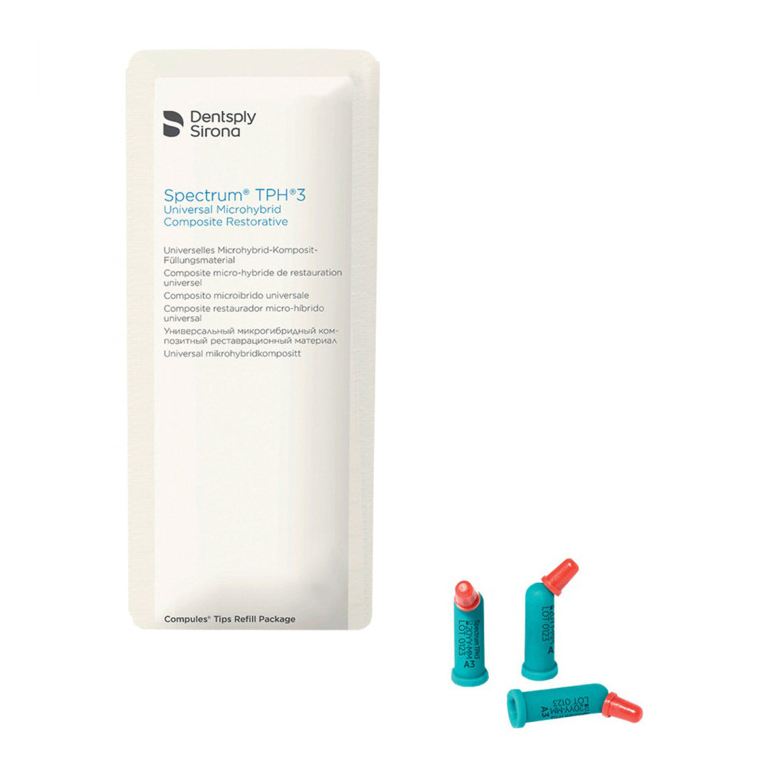 Spectrum TPH 3 Submicron Hybrid Composite Restorative Compules A4
