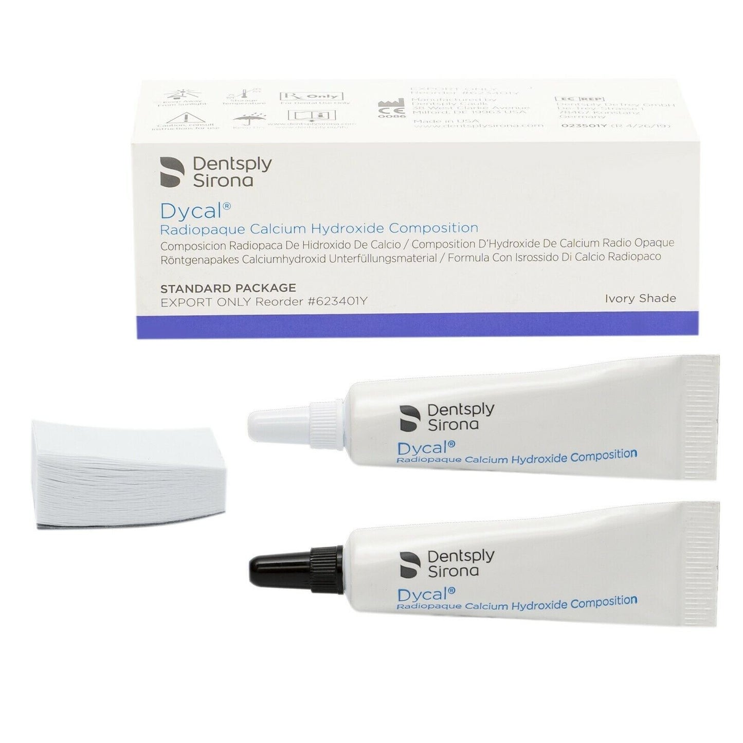 Dycal Calcium Hydroxide Ivory Shade Standard Package 623401