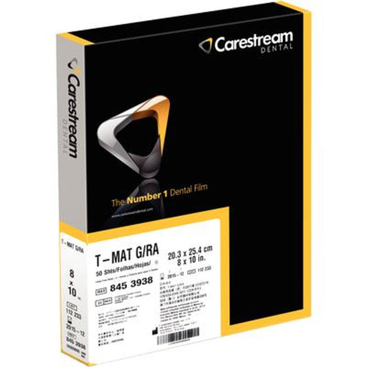TMG-1 Cephalometric X-Ray Film 8" x 10" 50/Box 845 3938