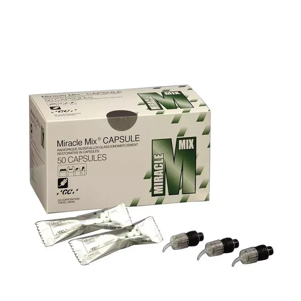 Miracle Mix Silver Alloy-Glass Restorative Capsules 50/Pack