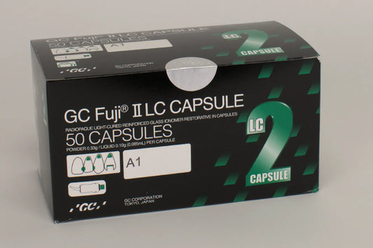 Fuji II Glass Ionomer Restorative Capsules A1 50/Box