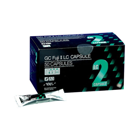 Fuji II Glass Ionomer Restorative Capsules A3 50/Box