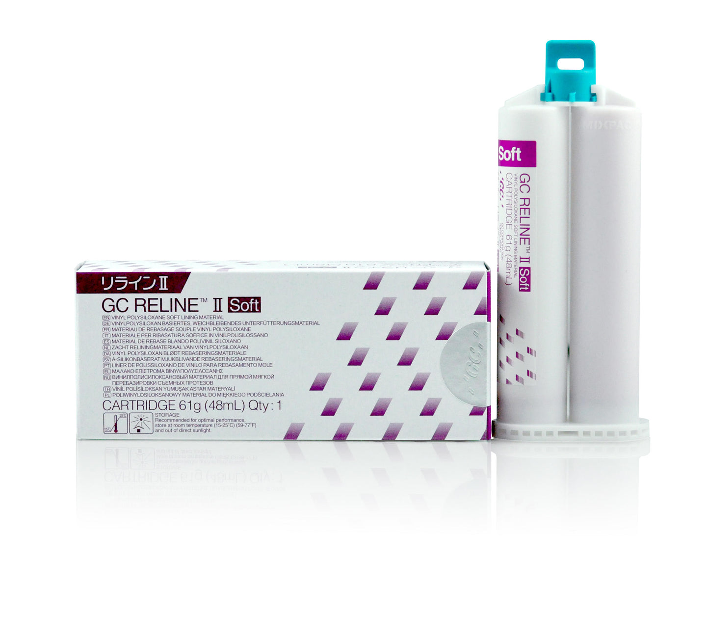 GC Reline II VPS Soft Lining Material Cartridge - 89g