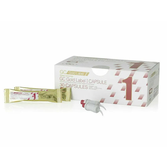 Gold Label I Luting Cement Capsules Light Yellow - 30 Pack