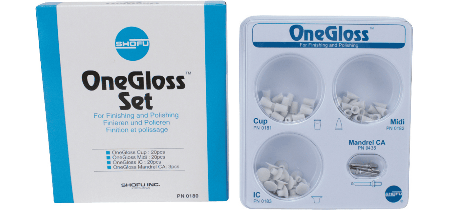 OneGloss Set Polishing/Finishing Kit_Cup/Midi/IC/Mandrel