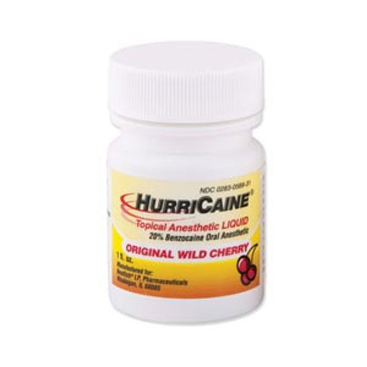 2 x HurriCaine Topical Anesthetic Gel Original Wild Cherry 1oz Jars