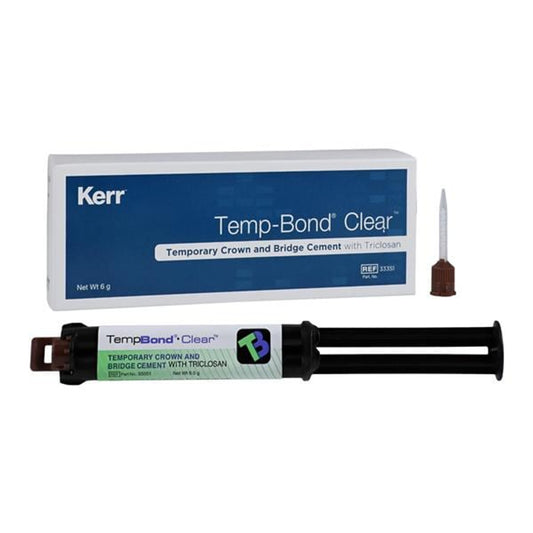 Temp-Bond Clear Crown & Bridge Cement w/Triclosan Automix 5ml