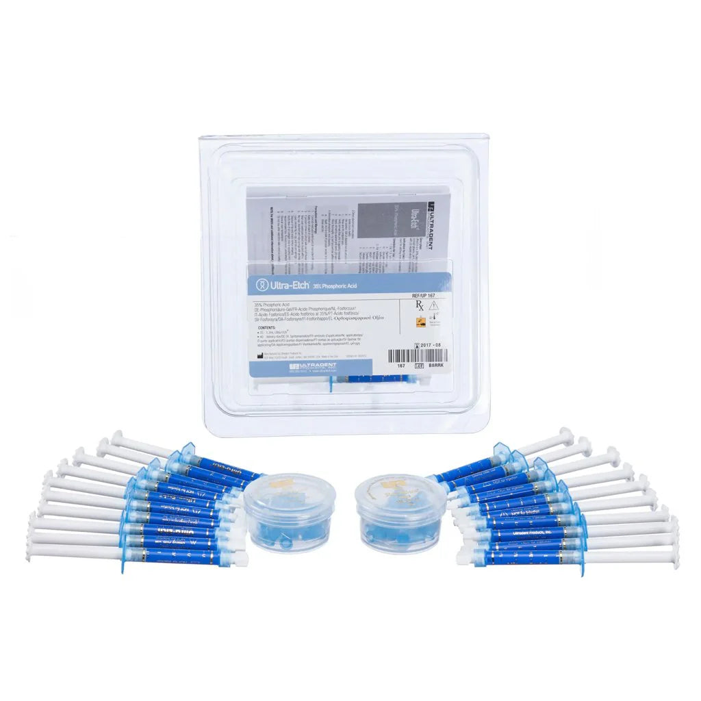 Ultra-Etch 35% P.A. Gel 1.2ml Syringes + Tips  - 20 Pack