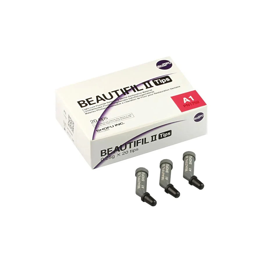 Beautifil II Fluoride Releasing Restorative Tips 20/Pack A1