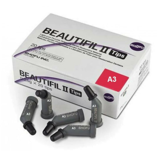 Beautifil II Fluoride Releasing Restorative Tips 20/Pack A3