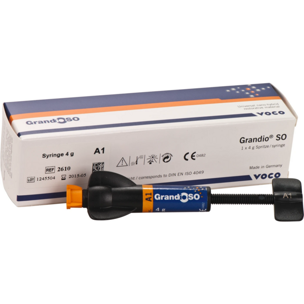 GrandioSO Universal Nano-Hybrid Restorative Syringe A1 4g