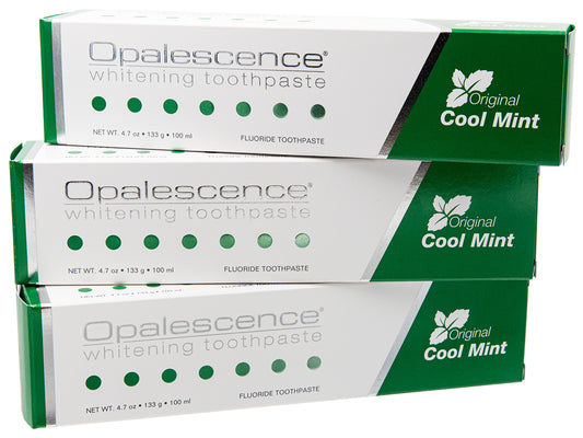3 x Opalescence Whitening Toothpaste Original Cool Mint 133g