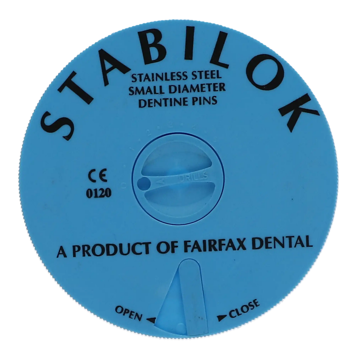 Stabilok Medium Stainless Steel Dentine Pins - Blue - 100 Pack