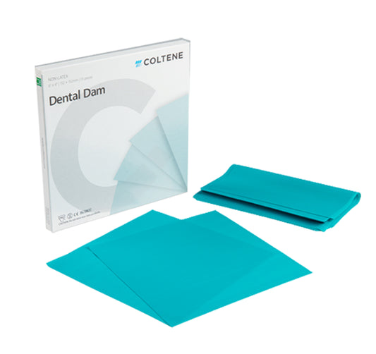 Hygenic Non-Latex Dental Dam 5x5 Medium Teal Green 15/Box
