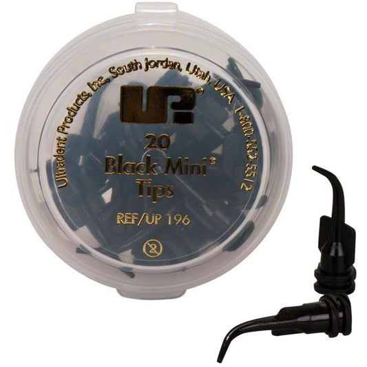 Black Mini Tips - 20 Pack (Ultradent)